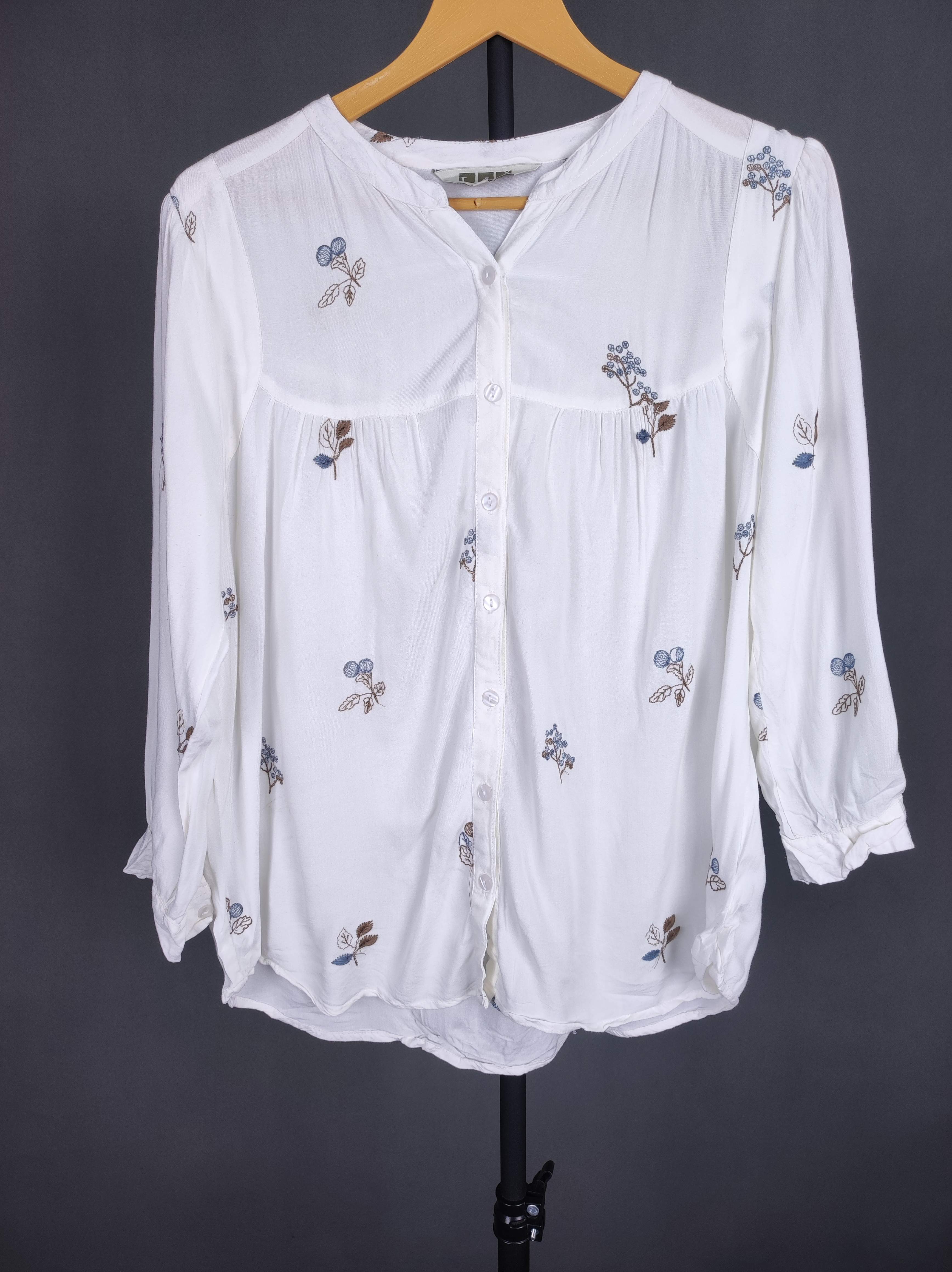 شومیز نخی گلدوزی برند Tex