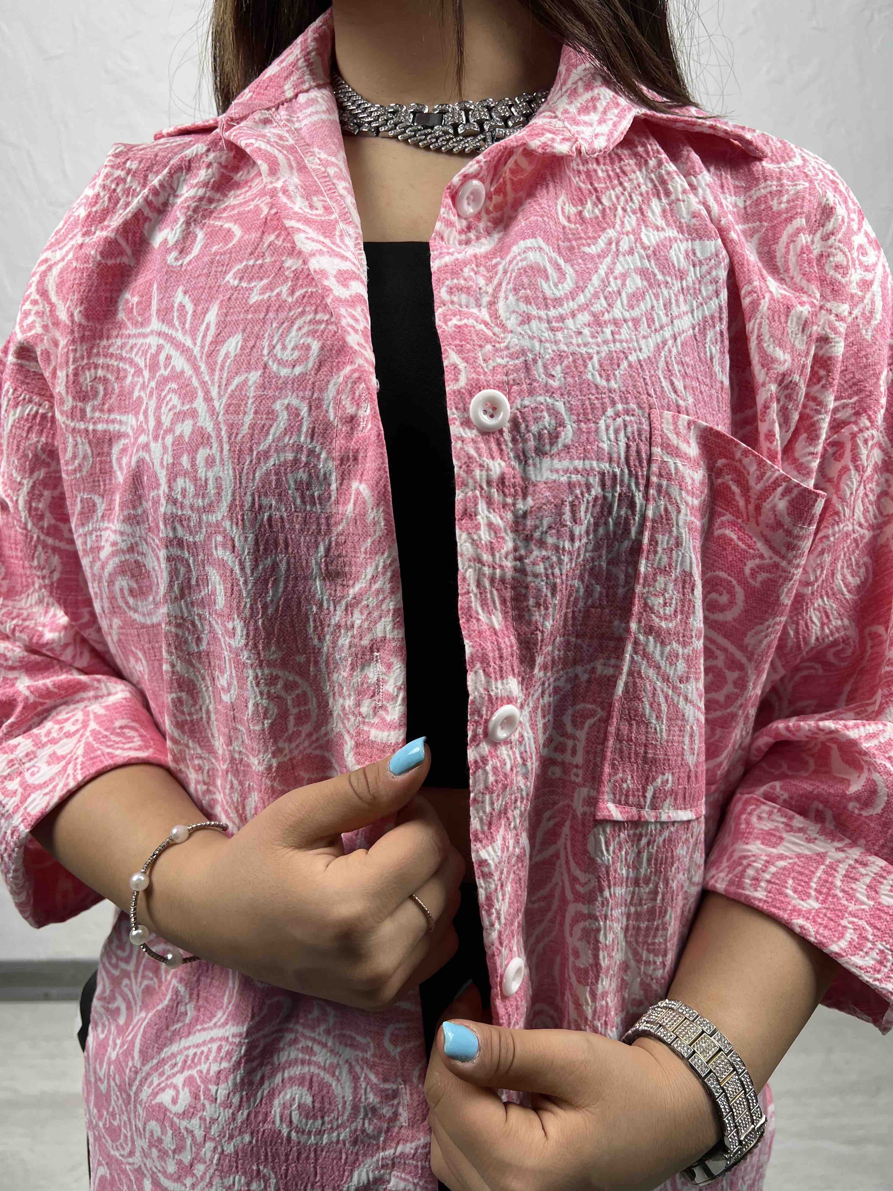 شومیز ترمه کد ٣۴٧